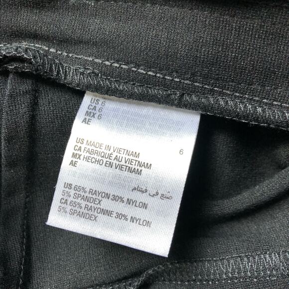 I.N.C.‎ International Concepts Women's Skinny Pants Size 6 Deep Black High-Waist - Picture 9 of 9